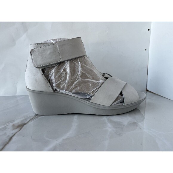 Naturalizer Womens Riviera Gray Wedge Heels Sandals Shoes Sz 11 M New - Picture 7 of 16